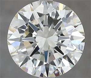 Picture of Natural Diamond 2.50 Carats, Round with Excellent Cut, K Color, VS1 Clarity and Certified by IGI