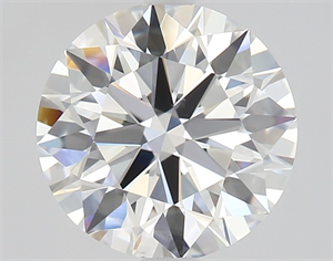 Picture of Natural Diamond 1.70 Carats, Round with Excellent Cut, G Color, VS2 Clarity and Certified by GIA