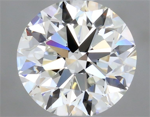 Picture of Natural Diamond 0.40 Carats, Round with Very Good Cut, I Color, VVS2 Clarity and Certified by GIA