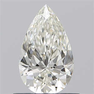 Picture of Natural Diamond 0.70 Carats, Pear with  Cut, H Color, VS2 Clarity and Certified by IGI