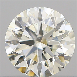 Picture of Natural Diamond 0.40 Carats, Round with Excellent Cut, I Color, SI1 Clarity and Certified by GIA