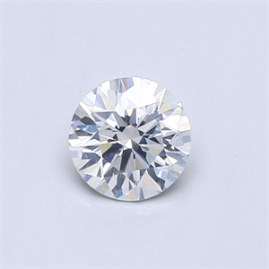 Picture of Natural Diamond 0.46 Carats, Round with Very Good Cut, F Color, SI2 Clarity and Certified by GIA