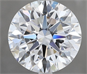 Natural Diamond 2.03 Carats, Round with Excellent Cut, D Color, VS1 Clarity and Certified by GIA