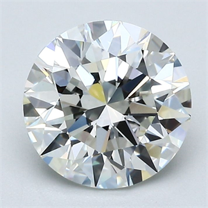 Picture of Natural Diamond 2.05 Carats, Round with Excellent Cut, J Color, VVS2 Clarity and Certified by GIA