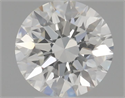 Natural Diamond 0.40 Carats, Round with Excellent Cut, H Color, VVS2 Clarity and Certified by GIA