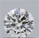 Natural Diamond 0.45 Carats, Round with Excellent Cut, I Color, VVS2 Clarity and Certified by GIA