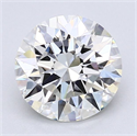 Natural Diamond 2.02 Carats, Round with Excellent Cut, I Color, VVS1 Clarity and Certified by GIA