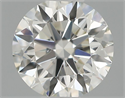 Natural Diamond 0.41 Carats, Round with Excellent Cut, G Color, VS2 Clarity and Certified by IGI