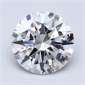 Natural Diamond 5.01 Carats, Round with Excellent Cut, D Color, SI1 Clarity and Certified by GIA