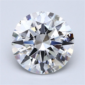 Picture of Natural Diamond 5.01 Carats, Round with Excellent Cut, D Color, SI1 Clarity and Certified by GIA