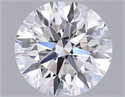 Natural Diamond 0.41 Carats, Round with Excellent Cut, F Color, VS2 Clarity and Certified by GIA