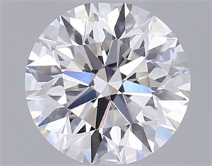 Picture of Natural Diamond 0.41 Carats, Round with Excellent Cut, F Color, VS2 Clarity and Certified by GIA