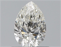 Natural Diamond 0.70 Carats, Pear with  Cut, H Color, VVS2 Clarity and Certified by GIA