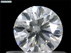 Picture of Natural Diamond 0.45 Carats, Round with Very Good Cut, E Color, SI1 Clarity and Certified by GIA