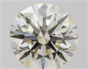 Natural Diamond 3.00 Carats, Round with Excellent Cut, J Color, VS2 Clarity and Certified by IGI