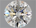 Natural Diamond 2.02 Carats, Round with Very Good Cut, J Color, VVS2 Clarity and Certified by GIA