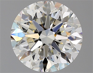 Picture of Natural Diamond 2.02 Carats, Round with Very Good Cut, J Color, VVS2 Clarity and Certified by GIA