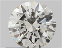 Natural Diamond 0.50 Carats, Round with Excellent Cut, I Color, SI1 Clarity and Certified by GIA