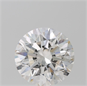 Natural Diamond 5.41 Carats, Round with Excellent Cut, H Color, IF Clarity and Certified by GIA