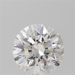 Picture of Natural Diamond 5.41 Carats, Round with Excellent Cut, H Color, IF Clarity and Certified by GIA