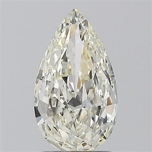 Picture of Natural Diamond 1.20 Carats, Pear with  Cut, J Color, VVS1 Clarity and Certified by IGI