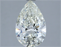 Natural Diamond 2.52 Carats, Pear with  Cut, J Color, VS2 Clarity and Certified by IGI