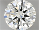 Natural Diamond 0.51 Carats, Round with Excellent Cut, J Color, SI2 Clarity and Certified by GIA