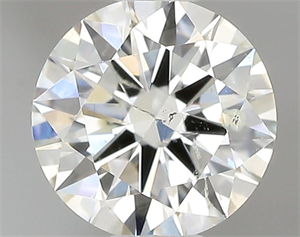 Picture of Natural Diamond 0.51 Carats, Round with Excellent Cut, J Color, SI2 Clarity and Certified by GIA