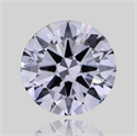 Natural Diamond 0.40 Carats, Round with Excellent Cut, F Color, SI2 Clarity and Certified by GIA