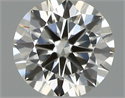 Natural Diamond 0.42 Carats, Round with Excellent Cut, H Color, SI1 Clarity and Certified by IGI