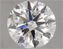 Natural Diamond 2.02 Carats, Round with Excellent Cut, F Color, SI2 Clarity and Certified by GIA