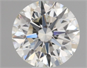 Natural Diamond 0.52 Carats, Round with Excellent Cut, J Color, SI1 Clarity and Certified by GIA