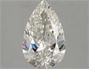 Natural Diamond 2.01 Carats, Pear with  Cut, H Color, VS1 Clarity and Certified by GIA