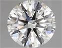 Natural Diamond 3.02 Carats, Round with Excellent Cut, I Color, SI1 Clarity and Certified by GIA