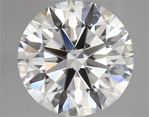 Picture of Natural Diamond 3.02 Carats, Round with Excellent Cut, I Color, SI1 Clarity and Certified by GIA