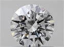 Natural Diamond 0.51 Carats, Round with Excellent Cut, J Color, VVS2 Clarity and Certified by GIA