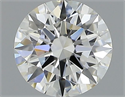 Natural Diamond 0.43 Carats, Round with Excellent Cut, F Color, IF Clarity and Certified by GIA