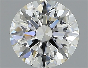 Picture of Natural Diamond 0.43 Carats, Round with Excellent Cut, F Color, IF Clarity and Certified by GIA