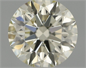 Natural Diamond 0.51 Carats, Round with Excellent Cut, J Color, VS2 Clarity and Certified by IGI