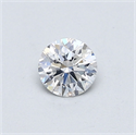 Natural Diamond 0.40 Carats, Round with Very Good Cut, E Color, SI1 Clarity and Certified by GIA