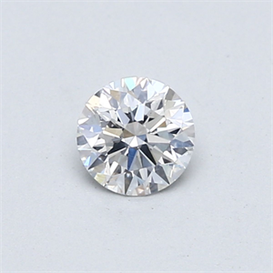 Picture of Natural Diamond 0.40 Carats, Round with Very Good Cut, E Color, SI1 Clarity and Certified by GIA