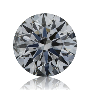 Picture of Natural Diamond 0.56 Carats, Round with Excellent Cut, I Color, I1 Clarity and Certified by GIA