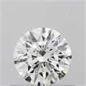 Natural Diamond 0.52 Carats, Round with Excellent Cut, J Color, SI2 Clarity and Certified by GIA