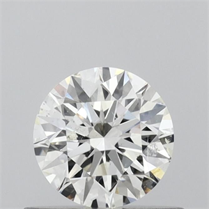 Picture of Natural Diamond 0.52 Carats, Round with Excellent Cut, J Color, SI2 Clarity and Certified by GIA