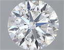 Natural Diamond 0.40 Carats, Round with Very Good Cut, F Color, SI1 Clarity and Certified by GIA