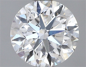 Picture of Natural Diamond 0.40 Carats, Round with Very Good Cut, F Color, SI1 Clarity and Certified by GIA