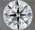 Natural Diamond 3.01 Carats, Round with Excellent Cut, G Color, VS1 Clarity and Certified by IGI