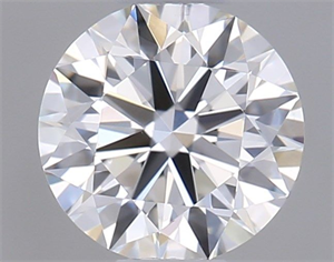 Picture of Natural Diamond 0.40 Carats, Round with Excellent Cut, H Color, VS2 Clarity and Certified by GIA