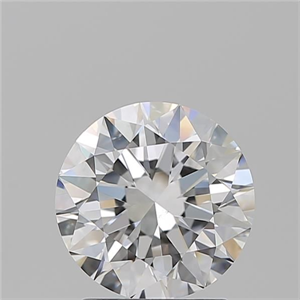 Picture of Natural Diamond 2.01 Carats, Round with Excellent Cut, D Color, VS2 Clarity and Certified by GIA