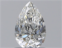 Natural Diamond 0.75 Carats, Pear with  Cut, G Color, VVS1 Clarity and Certified by GIA